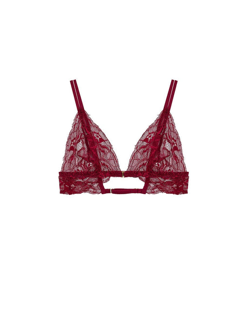 Fleur of England Simone Red non-wired Boudoir Bra