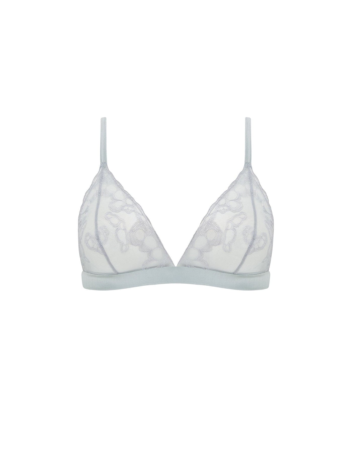 Front of Fleur of England boudoir bra from the Sigrid collection.