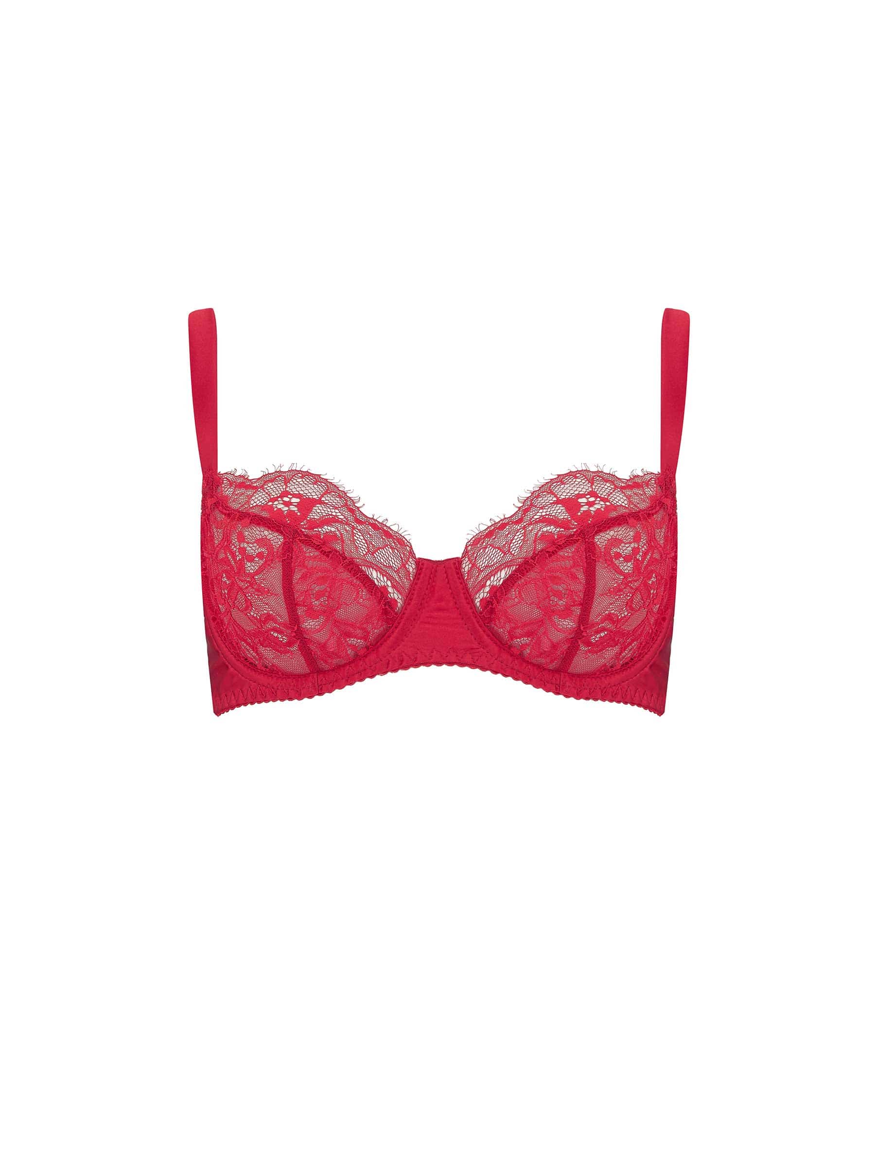 Buy Victoria's Secret Lipstick Red Lace Unlined Bralette from Next  Luxembourg