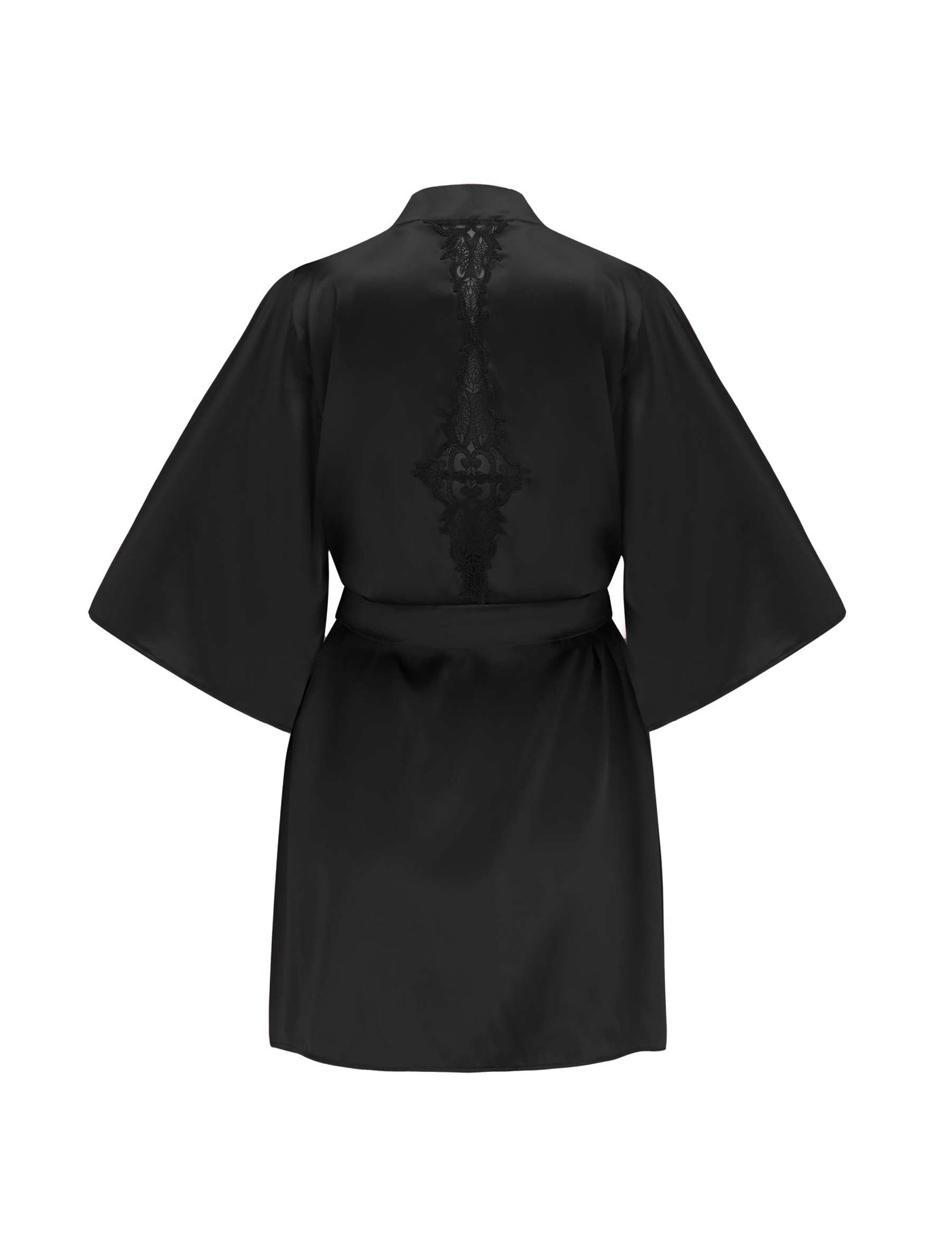 FleurOfEngland Onyx Silk Robe