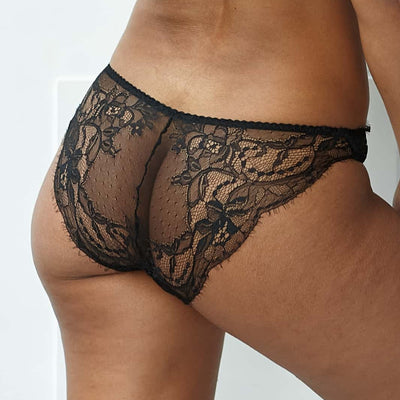 Black lace brief by fleur of england