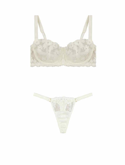 Fleur of England Daisy Balcony Bra & Thong