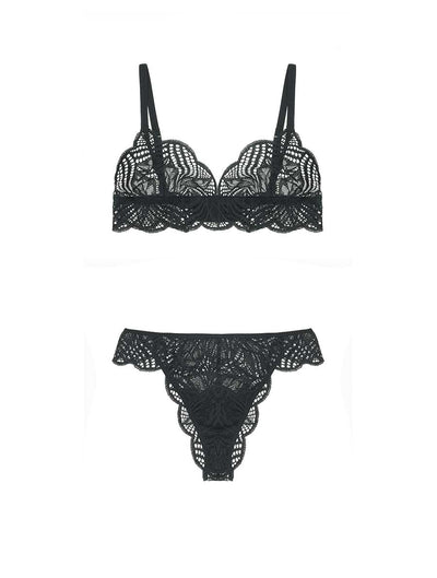 Fleur of England Deilen Triangle Bra & Brazillian Brief