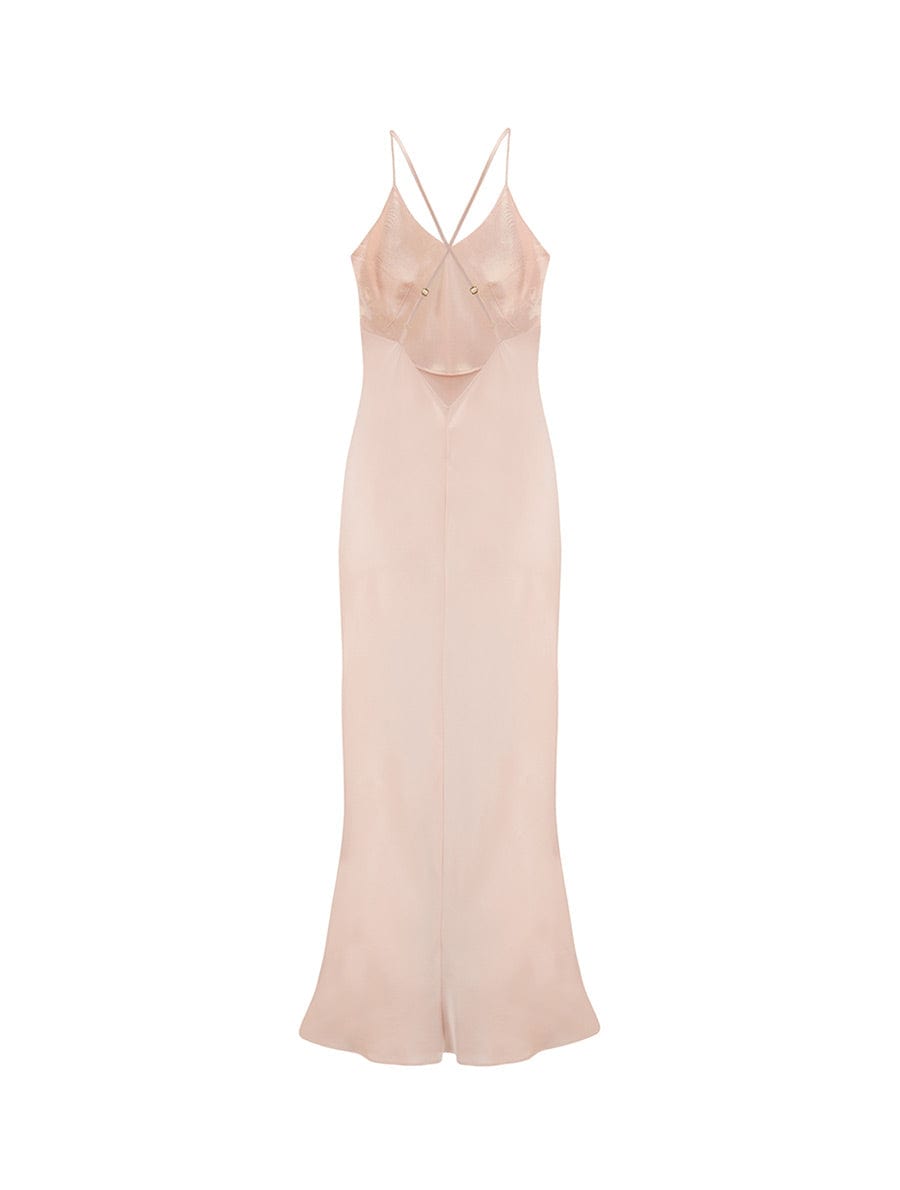 Fleur Du Jour Blush Silk Slip Dress – Fleur of England