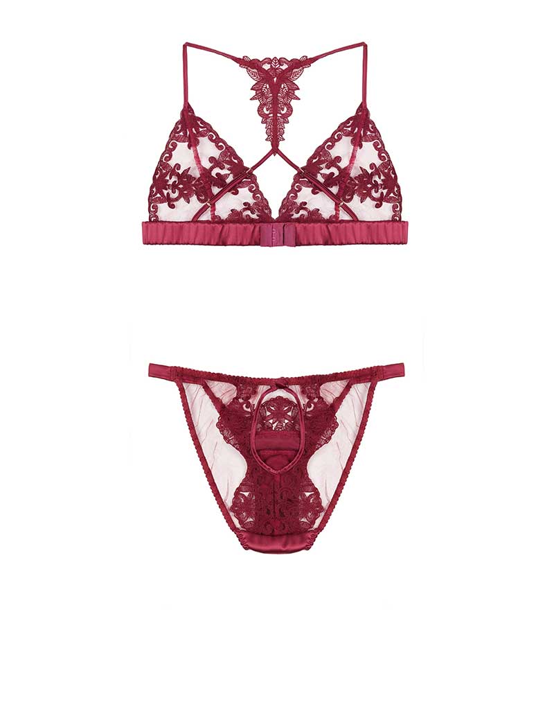 Fleur of England Gisele Boudoir Bra & Ouvert Brief