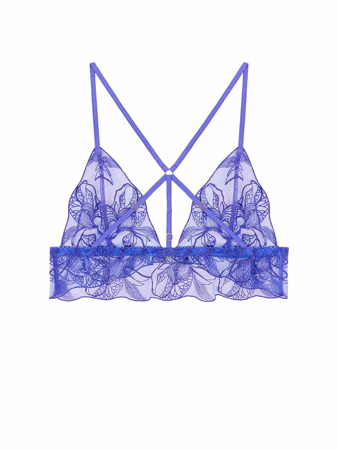 POLLEN EXCLUSIVE Iris Bra(Border) ブラ Iris non-wired Triangle Bra – Fleur of England