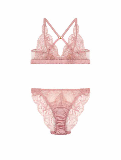 Fleur of England Lyla Bralette & Lace Brief