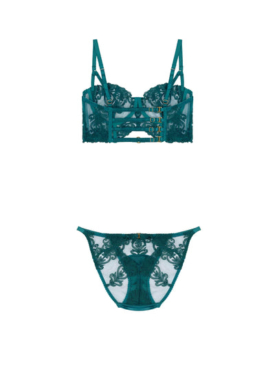 Fleur of England Olivia Longline Bra & Ouvert Brief