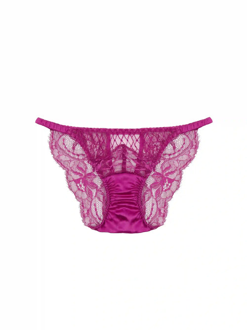 Fleur of England Paloma Pink Lace Ouvert Brief