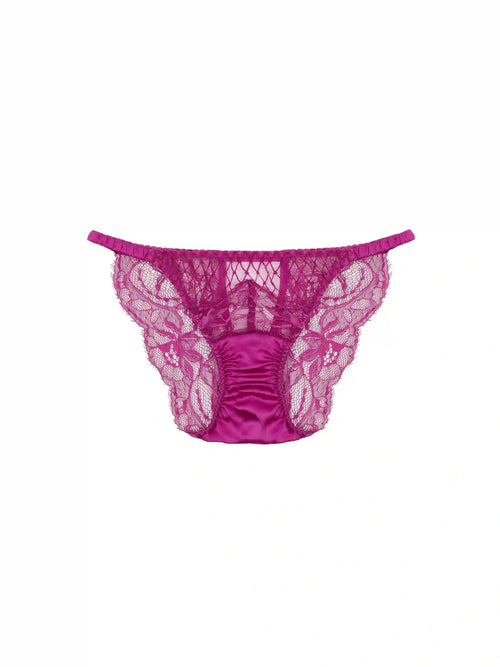 Fleur of England Paloma Pink Lace Ouvert Brief