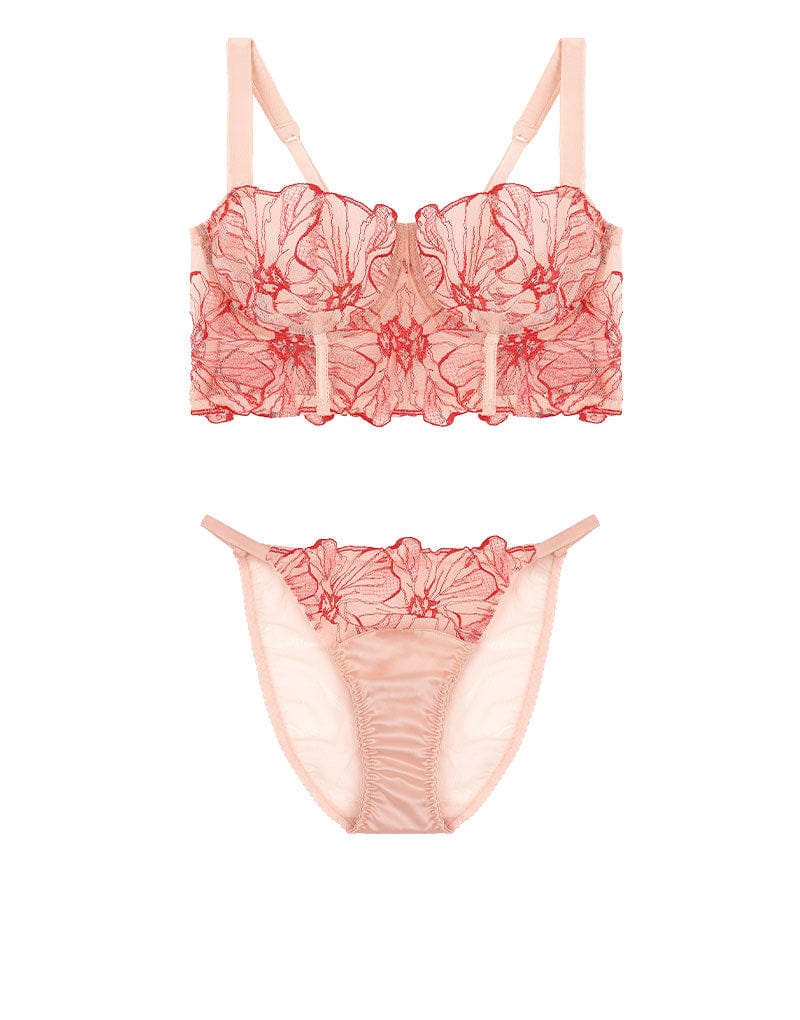 Fleur of England Rosa Longline Bra & Brief