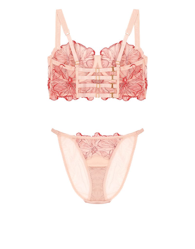 Fleur of England Rosa Longline Bra & Brief