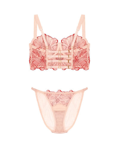 Fleur of England Rosa Longline Bra & Brief