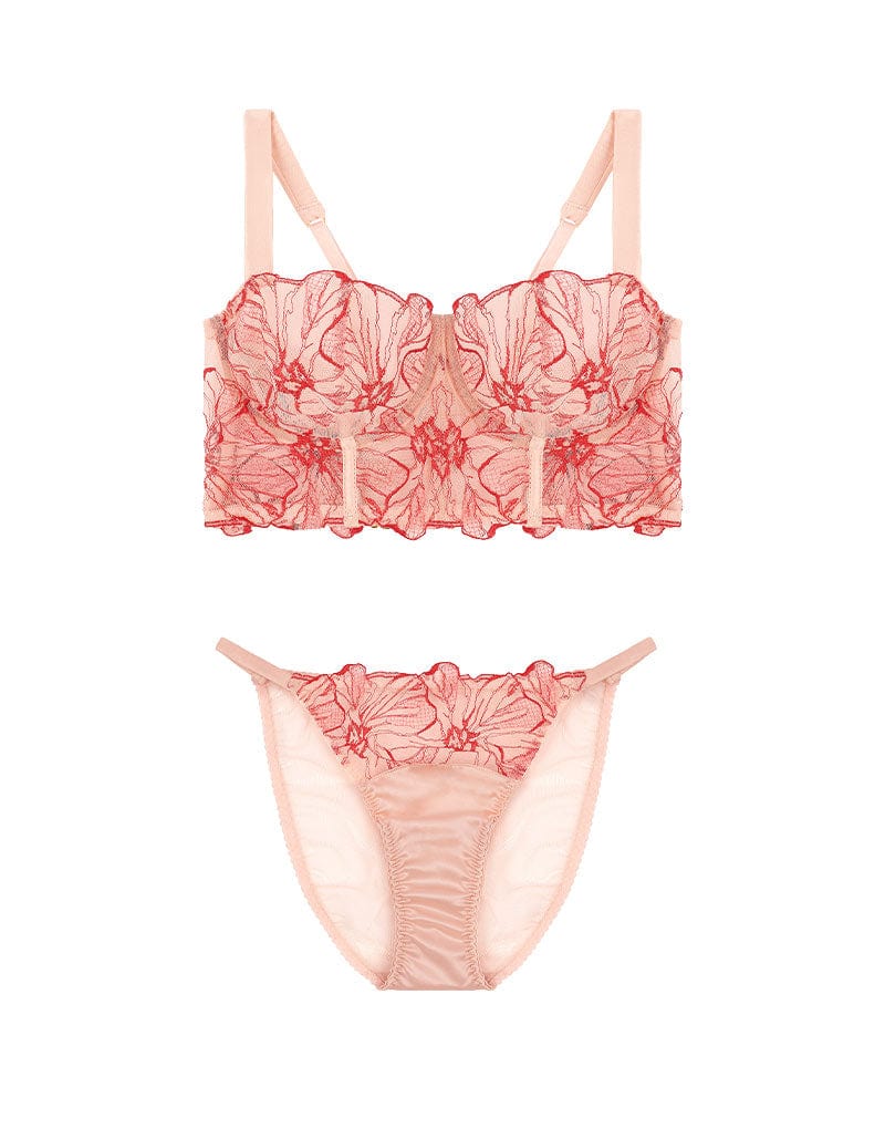 Fleur of England Rosa Longline Bra & Brief