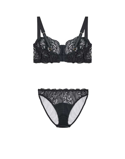 Fleur of England luxury lingerie Roxy Balcony Bra & Brief