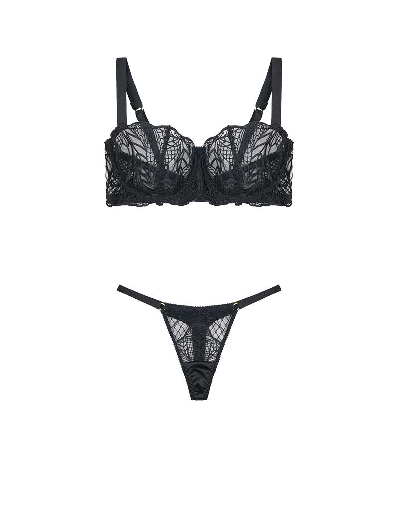 Fleur of England Roxy Balcony Bra & Thong