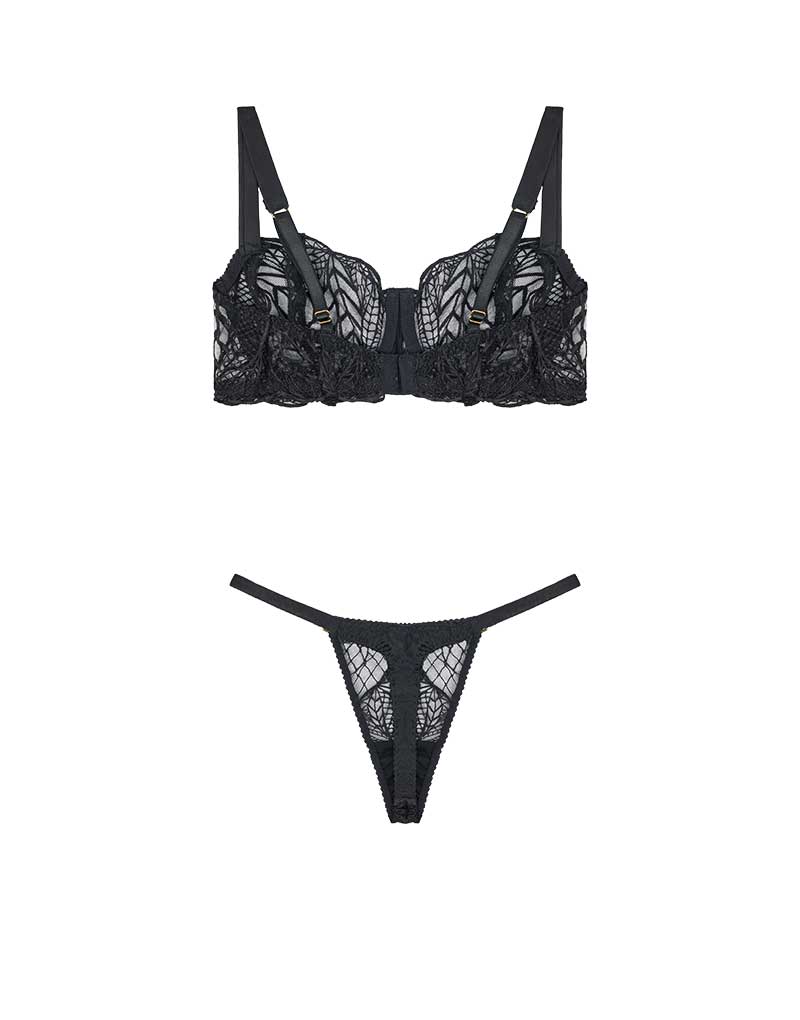 Fleur of England Roxy Balcony Bra & Thong