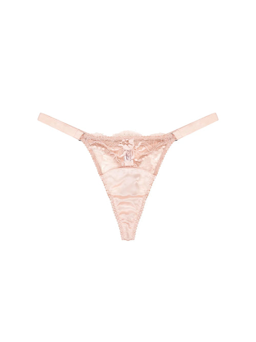 Fleur of England Signature Blush Strap Thong