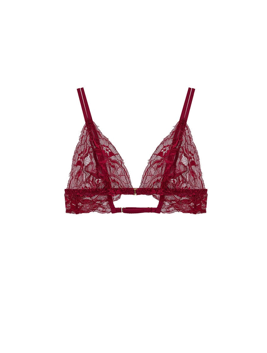 Fleur of England Simone Red non-wired Boudoir Bra