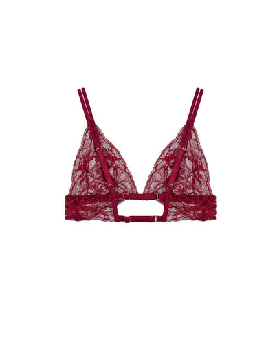 Fleur of England Simone Red non-wired Boudoir Bra