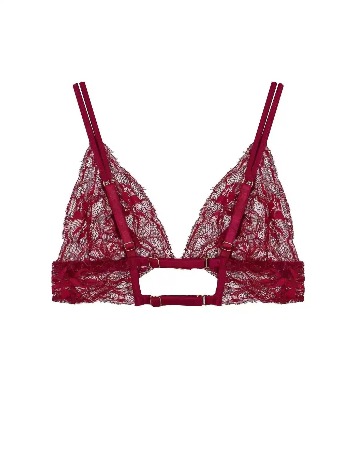 Fleur of England Simone Red non-wired Boudoir Bra