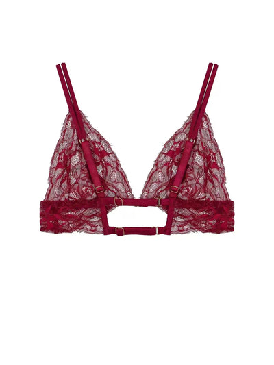 Fleur of England Simone Red non-wired Boudoir Bra