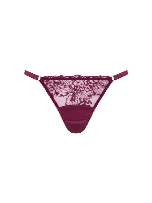Fleur of England Viola Silk Thong