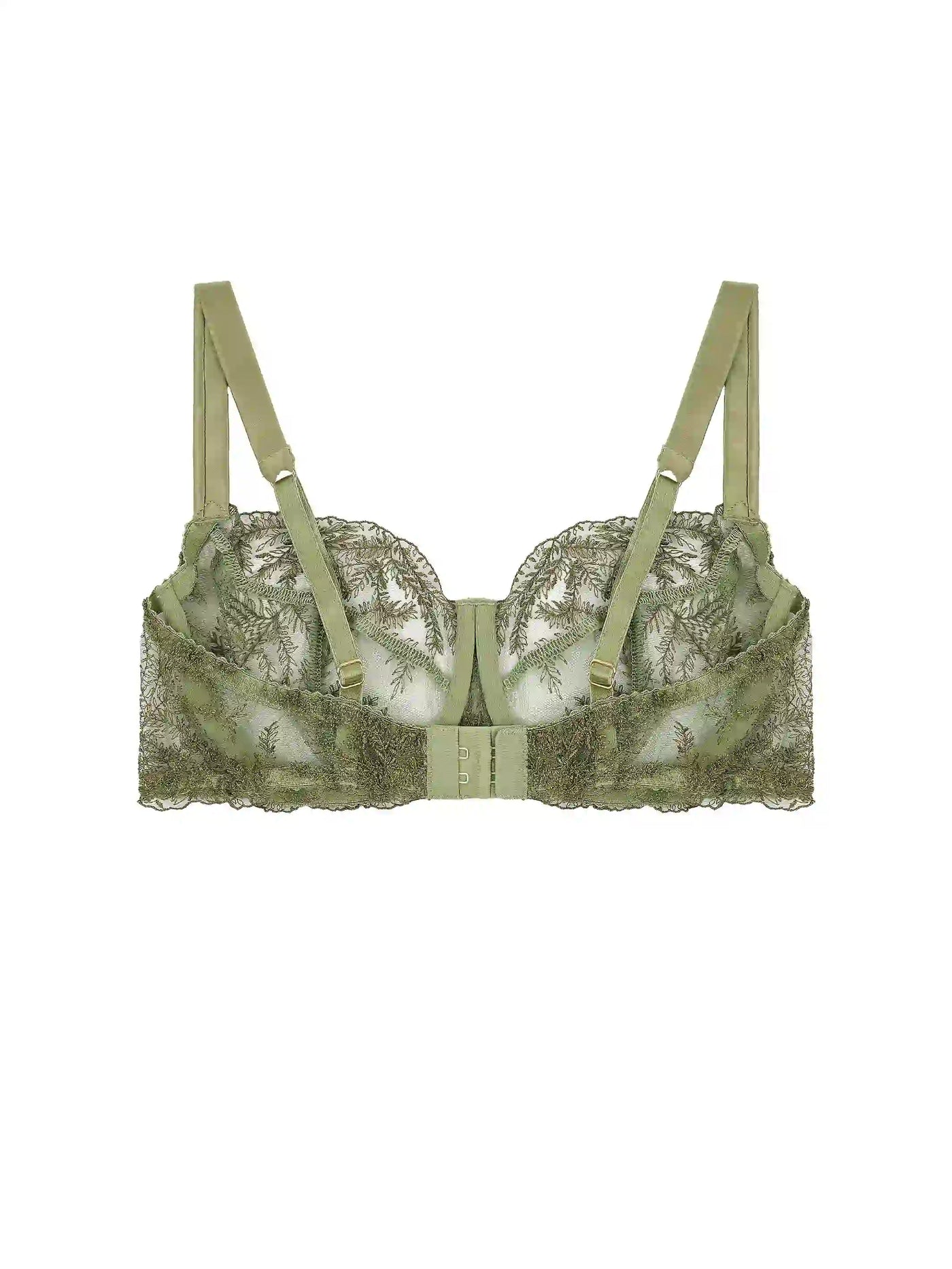 FleurOfEngland Arianna Green Balcony Bra