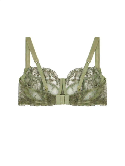 FleurOfEngland Arianna Green Balcony Bra