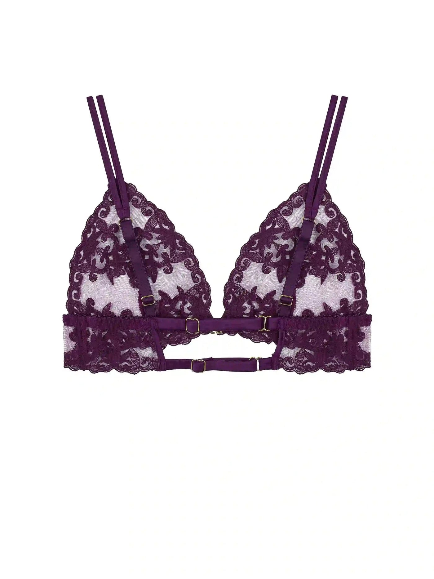 FleurOfEngland Cecilia Embroidered Boudoir Bra