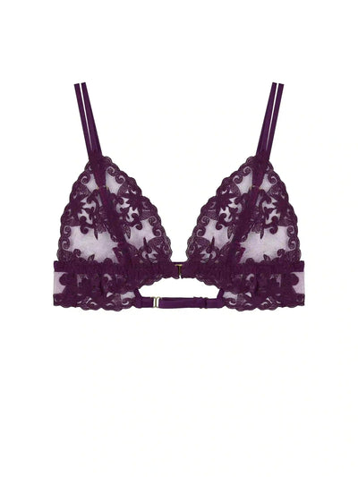 FleurOfEngland Cecilia Embroidered Boudoir Bra