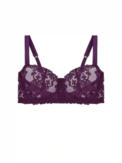FleurOfEngland Cecilia Purple Balcony Bra