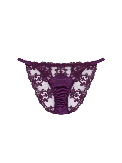 FleurOfEngland Cecilia Purple ouvert brief