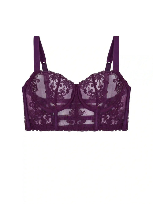 FleurOfEngland Cecilia Underwired Longline Bra