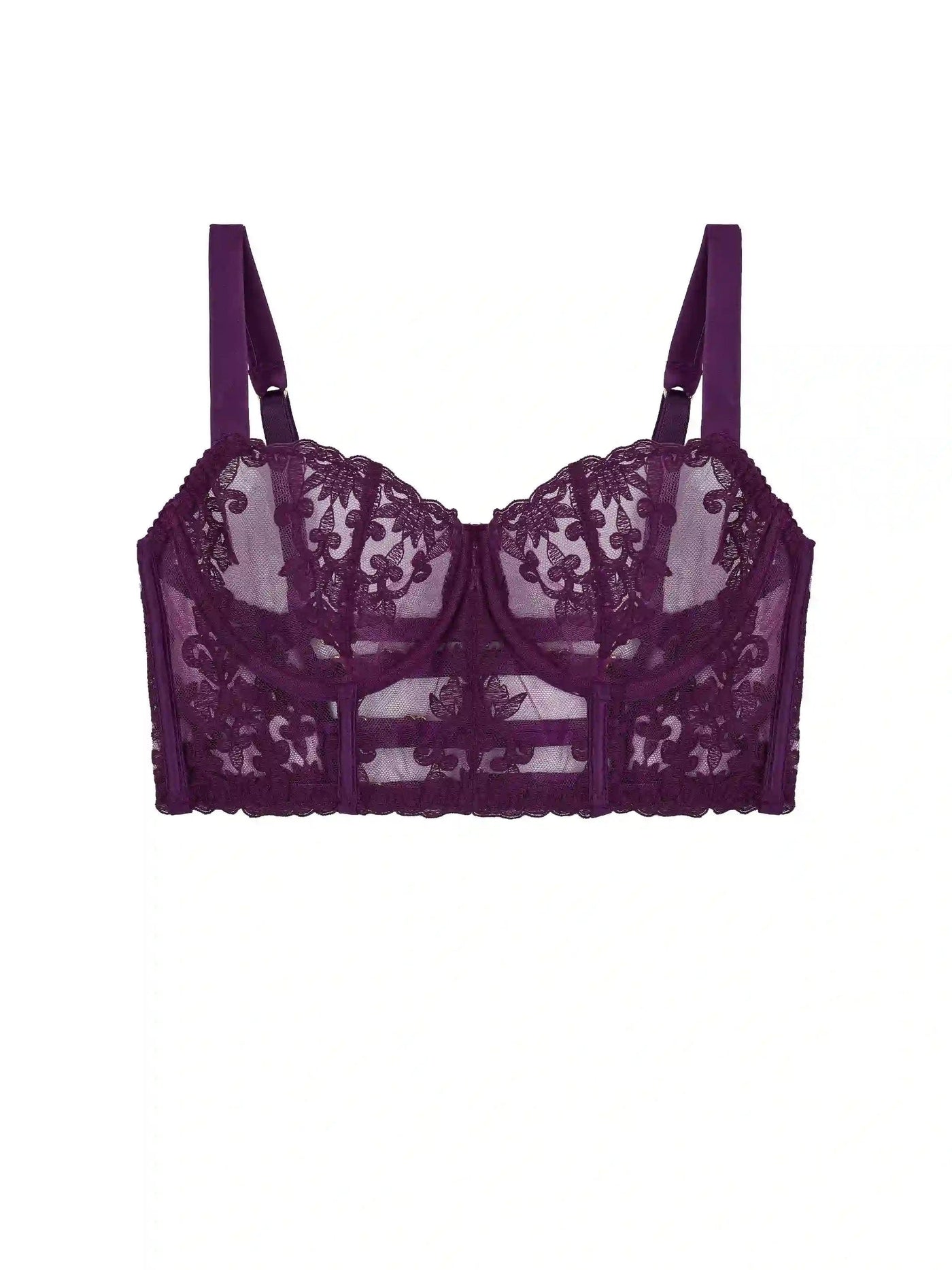 FleurOfEngland Cecilia Underwired Longline Bra