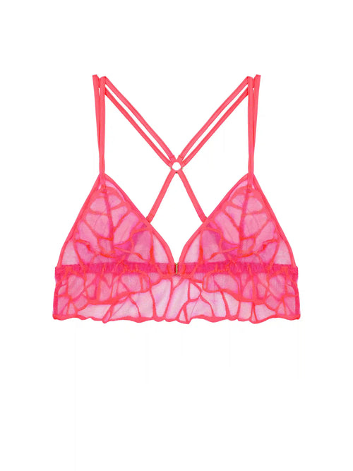 FleurOfEngland Cleo Embroidered Boudoir Bra
