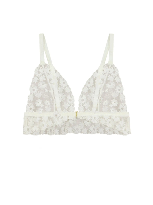 FleurOfEngland Daisy Ivory Boudoir Bra