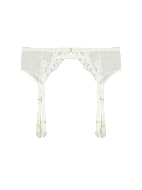 FleurOfEngland Daisy Ivory Suspender Belt