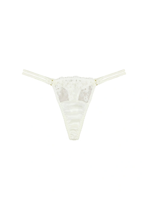 FleurOfEngland Daisy Silk Strap Thong