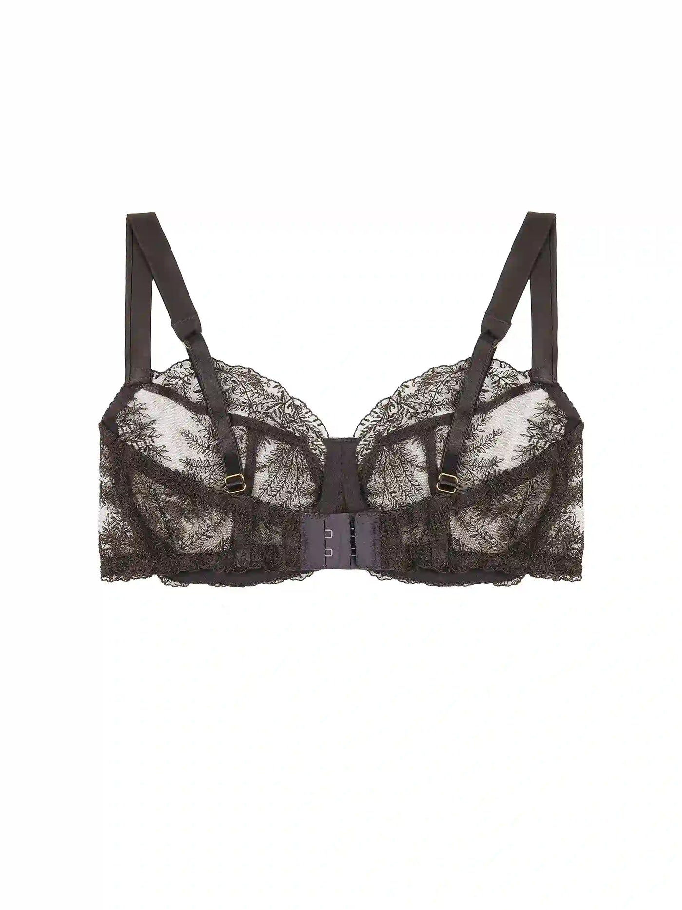 FleurOfEngland Kyra Brown Balcony Bra