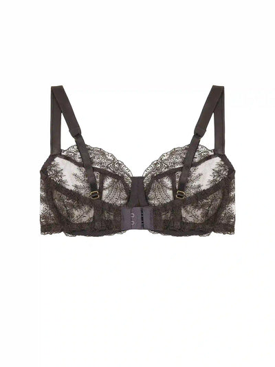 FleurOfEngland Kyra Brown Balcony Bra