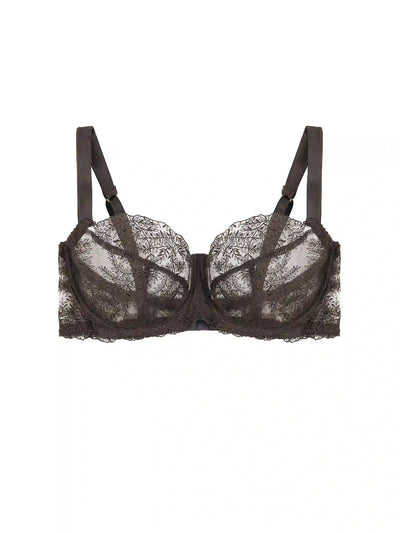 FleurOfEngland Kyra Brown Balcony Bra