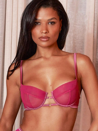 FleurOfEngland Lola Pink Demi Bra
