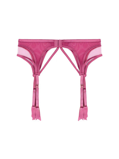 FleurOfEngland Lola Pink Suspender Belt