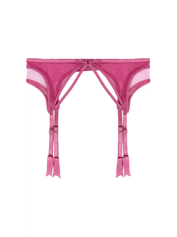 Luxury Lola Garter Belt - Pink Fleur of England Luxury Lola Garter Belt - Pink Fleur of England