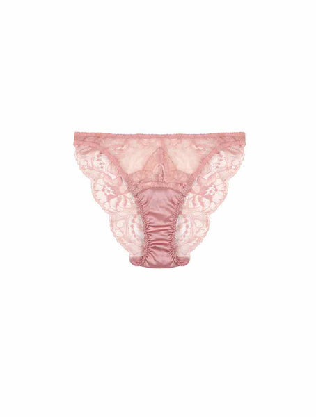 Lounge Underwear Bloom Embroidered Brief Pink M Freepost