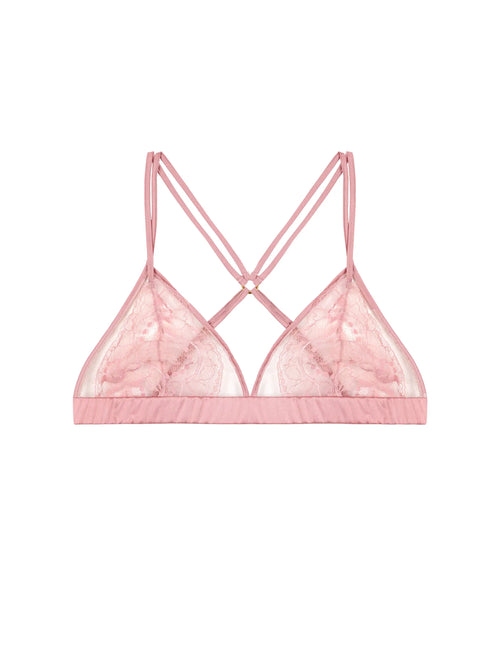 FleurOfEngland Lyla Pink Boudoir Bra