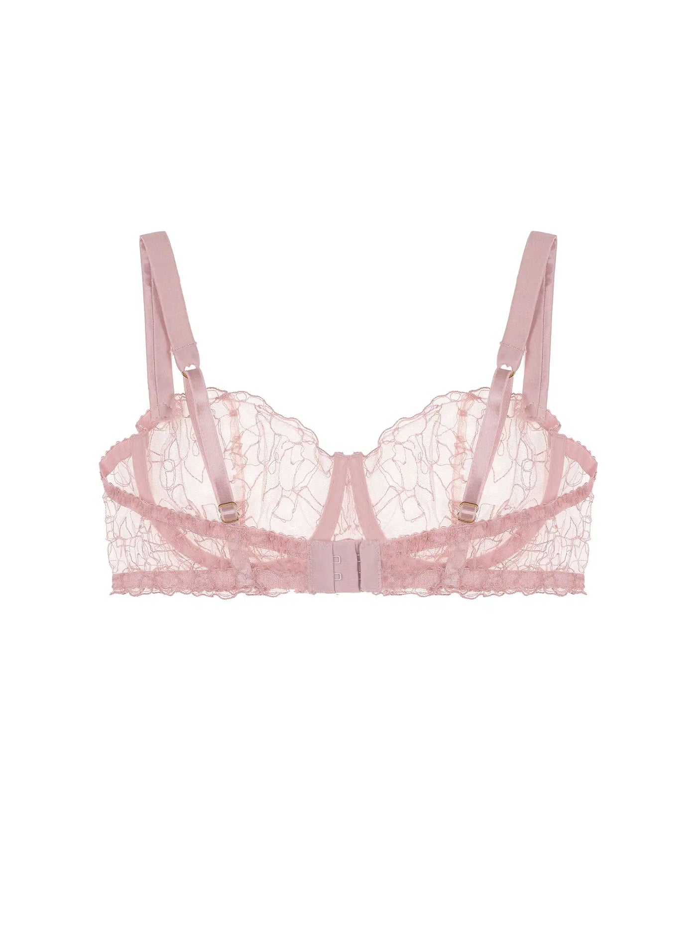 FleurOfEngland Maple Embroidered Balcony Bra