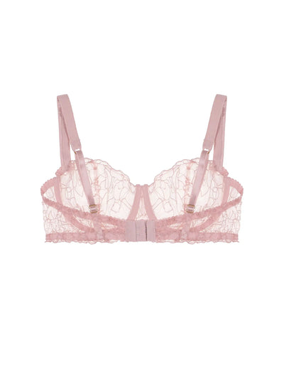 FleurOfEngland Maple Embroidered Balcony Bra