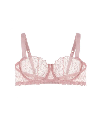 FleurOfEngland Maple Embroidered Balcony Bra